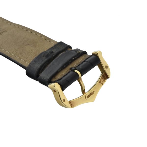 Cartier tank gold buckle