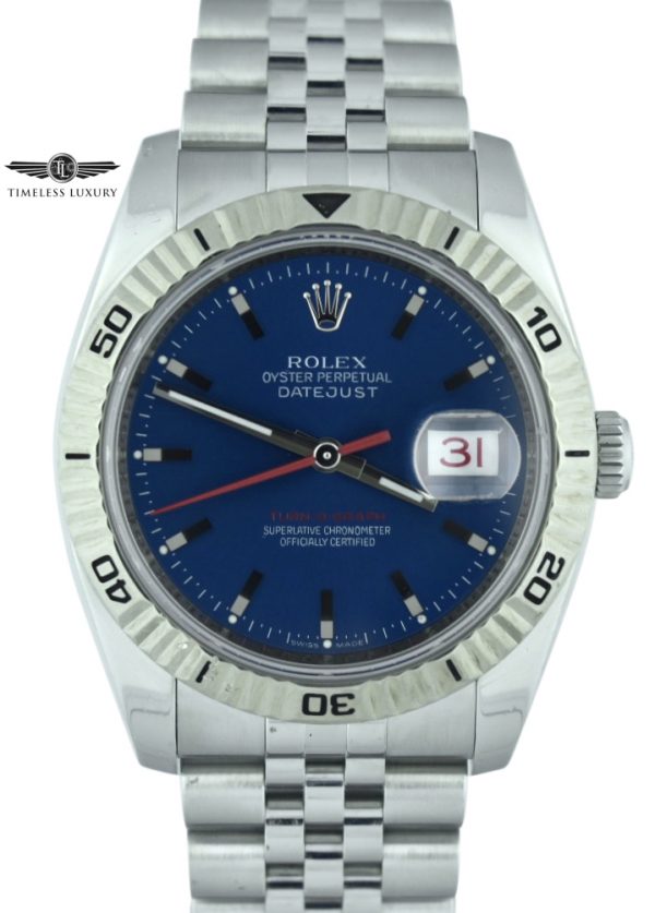 Rolex Datejust Turn-O-graph 116264 blue dial