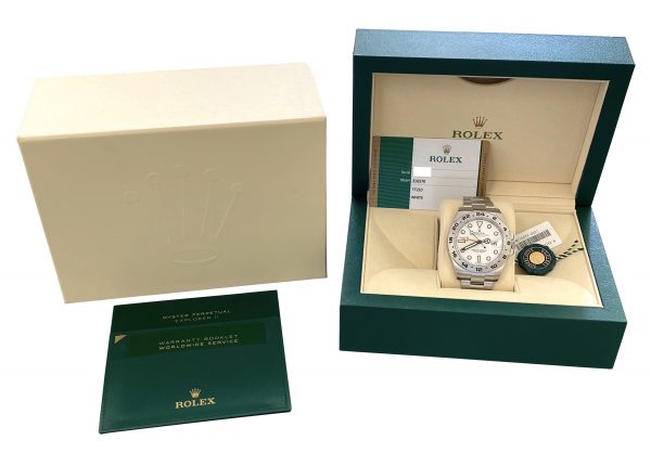 Men's Rolex Explorer II 42mm 216570 White dial
