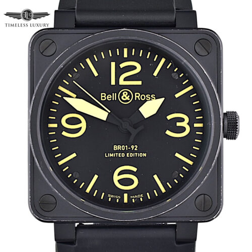 Bell & Ross Heritage BR01-92-S YLW Yellow Dial Limited Edition