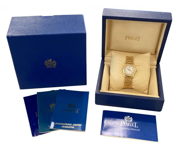 Ladies Piaget Polo 22005M501D GOLD DIAMOND WATCH FOR SALE