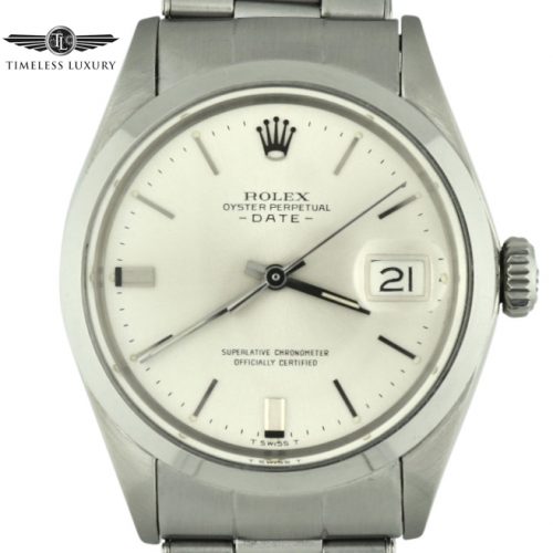 1967 Rolex Date 1500 Silver dial for sale