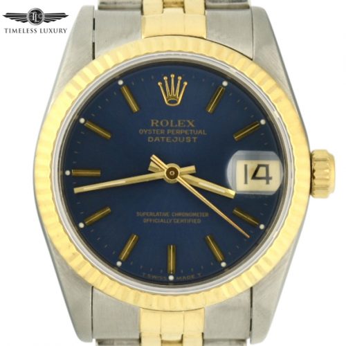 1995 Rolex Datejust Midsize 31mm blue dial for sale
