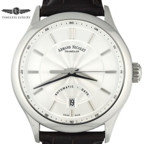 Armond Nicolet M02 Silver dial A840BAA-AG-P840MR2