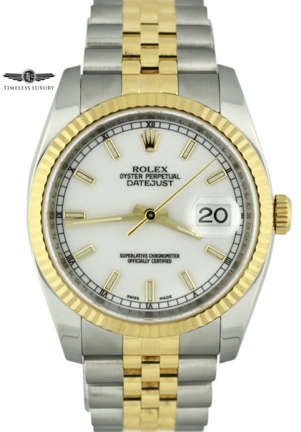 2006 Rolex Datejust 116233 White Dial
