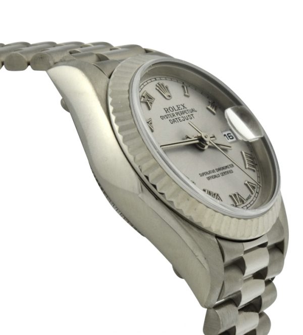 2000 Ladies Rolex President 18k White Gold 79179