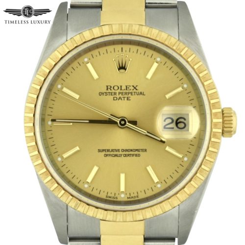 2002 Rolex Oyster Perpetual Date 15223 for sale