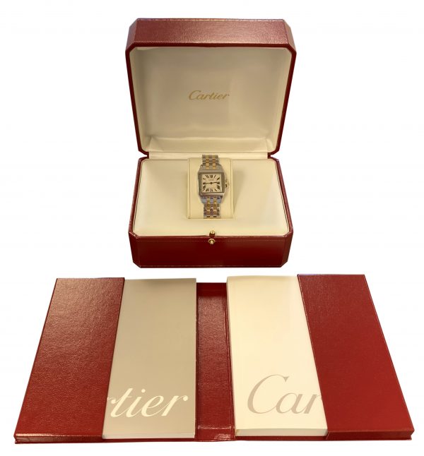 Ladies Cartier Santos Demoiselle 2701 Steel & gold