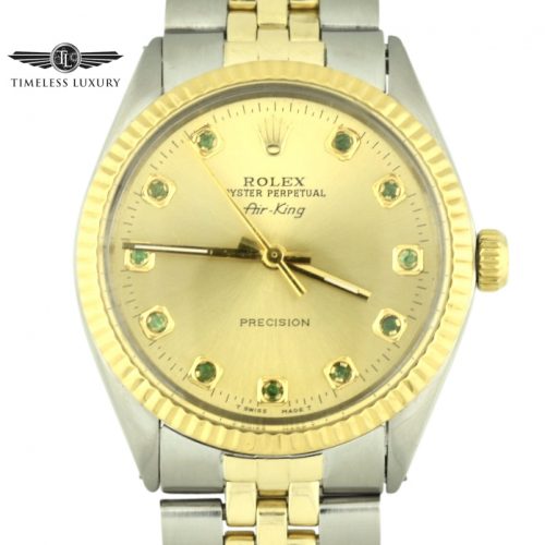 Vintage Rolex air-king two tone