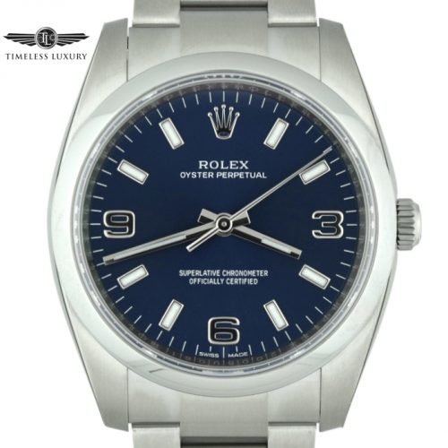 rolex 114200 blue dial for sale