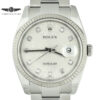 Rolex datejust 116234 silver diamond jubilee dial