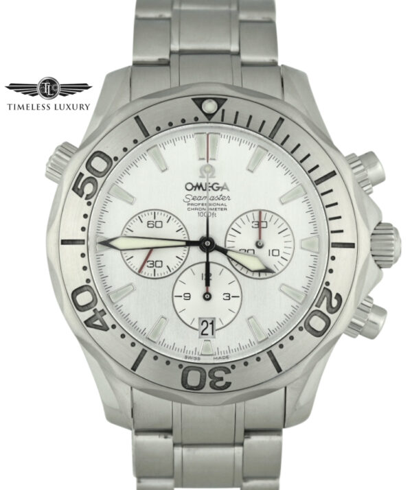 OMEGA Special Edition Seamaster Chronograph 2589.30.00 Silver Dial