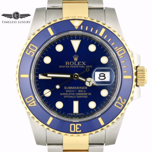 2016 Rolex Submariner 116613LB Blue Dial