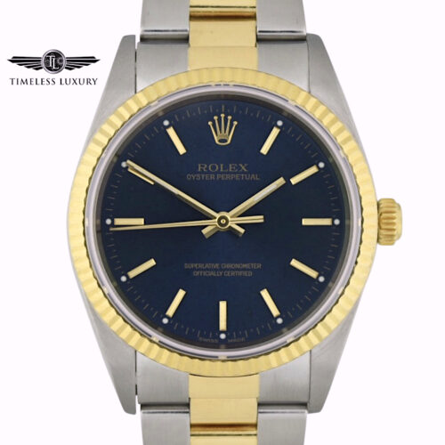 2000 Rolex Oyster Perpetual 14233 blue dial for sale