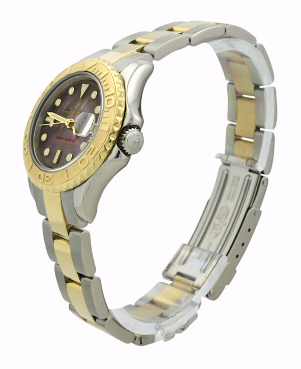 Ladies Rolex yachtmaster mother of pearl dial