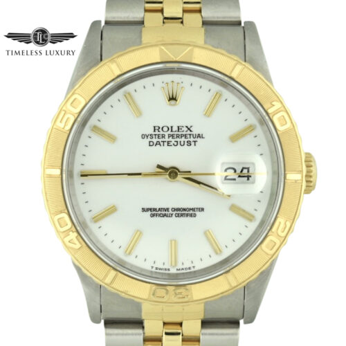 1990 Rolex Turn-O-Graph 16263 white dial
