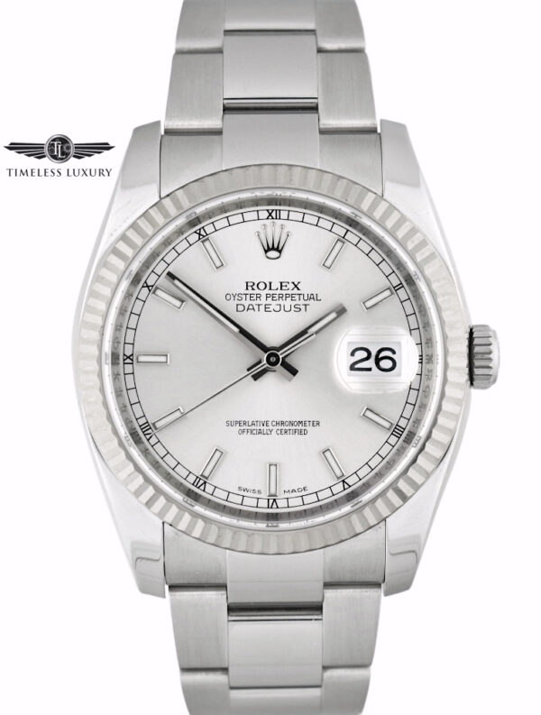 Rolex Datejust 116234 Silver dial 36mm
