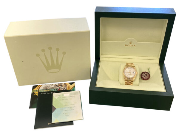 Men's Rolex President 118238 silver dial for sale