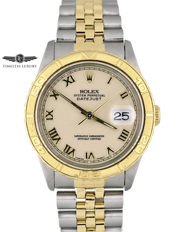 Rolex Turn-o-graph 16263 ivory dial