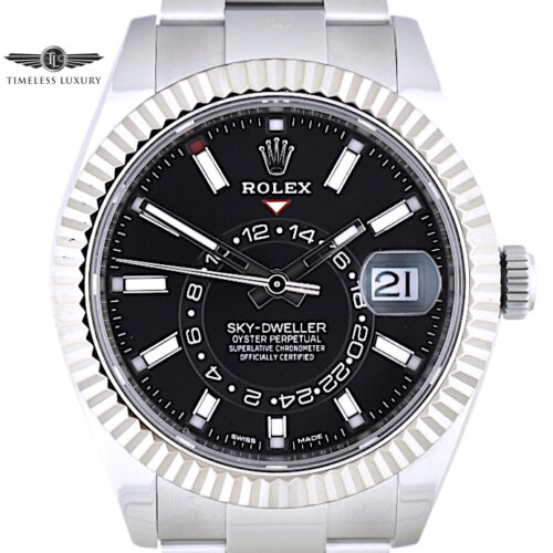 Rolex Sky-Dweller black dial 326934