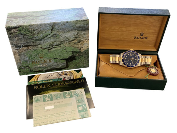 2000 Rolex submariner 16613 blue dial for sale