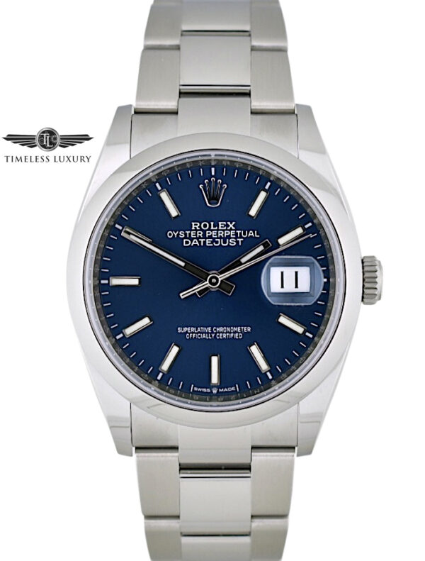 2021 Rolex Datejust 126200 Blue dial