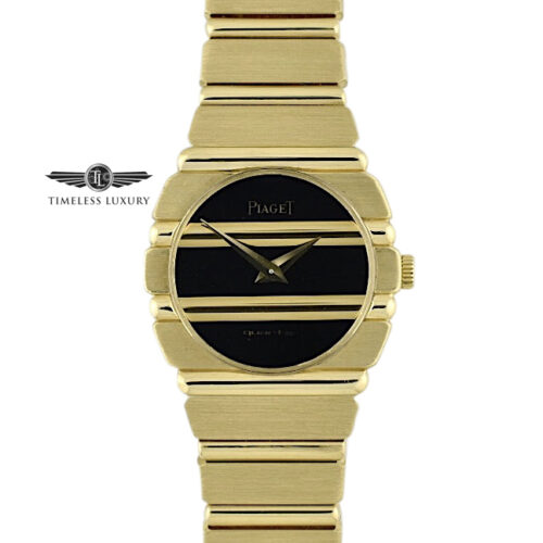 Piaget polo 861C701 yellow gold black dial 23mm