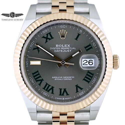 2020 Rolex Datejust 41mm 126331 Wimbledon Dial