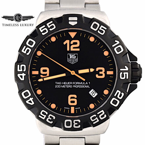 Men's TAG Heuer Formula 1 WAH1116 Black & orange dial