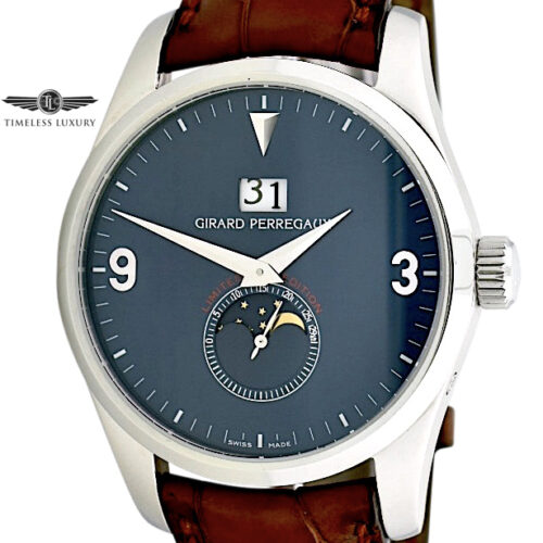 Girard Perregaux Classic Elegance 4953 blue dial moon phase limited edition