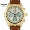 Breitling Chronomat K30012 18k Yellow Gold MOP Dial