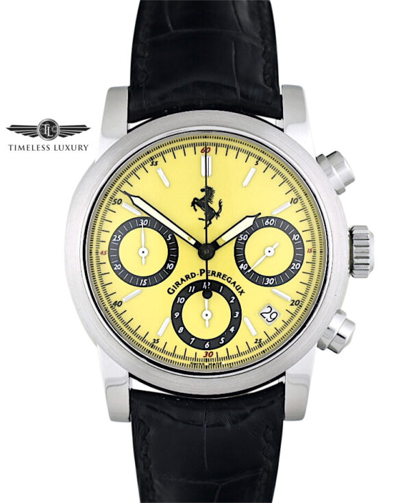 Girard Perregaux Ferrari Chronograph 8020 yellow dial