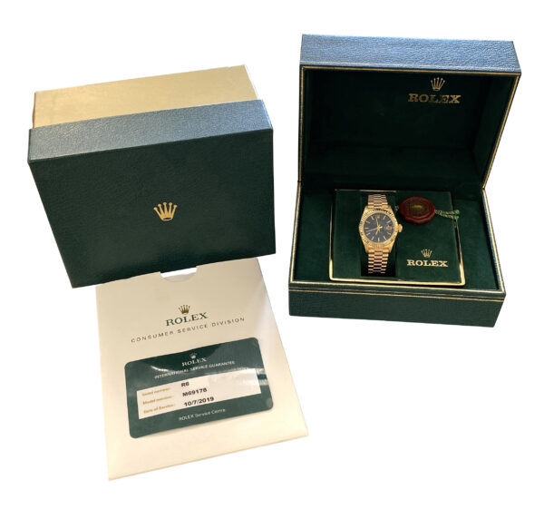 Ladies Rolex President 69178 Blue dial for sale