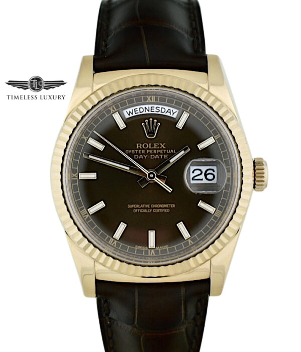 Rolex Day-Date President 118135 Chocolate dial