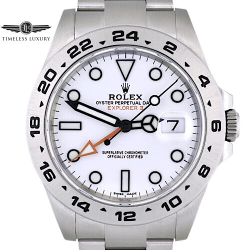 2020 Rolex Explorer II 216570 White dial