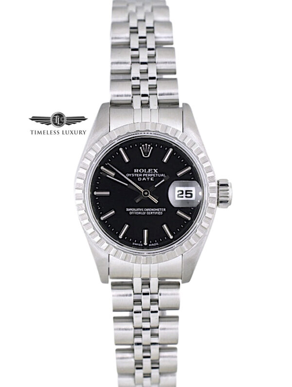 1999 Ladies Rolex Date 79160 Black dial