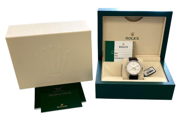 2017 Rolex Cellini Date 50519 silver dial for sale
