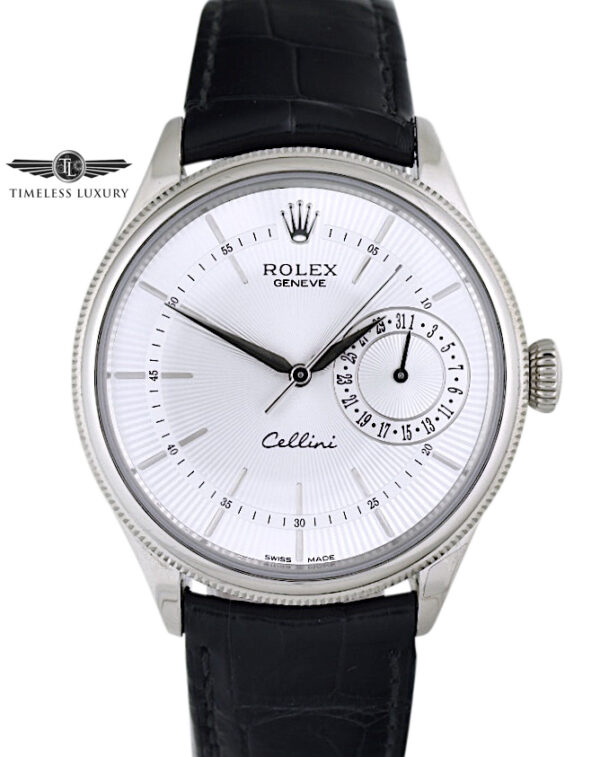 Rolex Cellini Date 50519 Silver dial