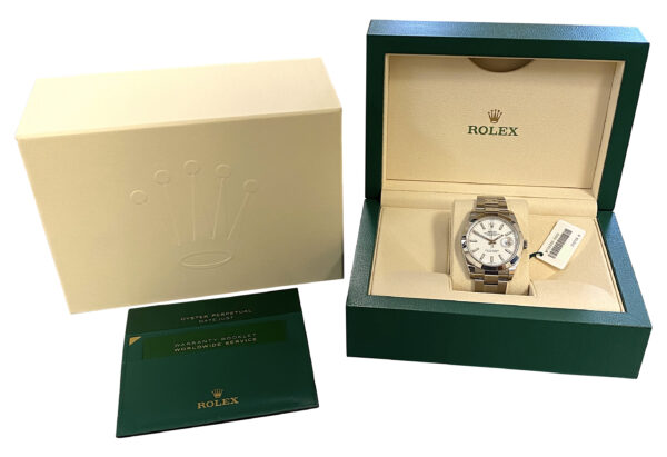 2020 Rolex Datejust 41 126300 white dial for sale