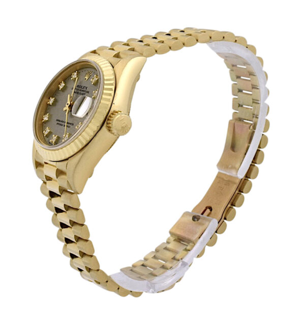 Ladies Rolex President 69178 factory diamond dial