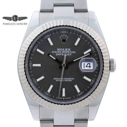 2018 Rolex Datejust 41 126334 gray dial