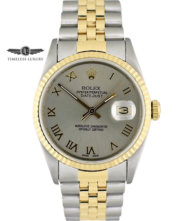 1994 Rolex Datejust 16233 36mm Gray Dial