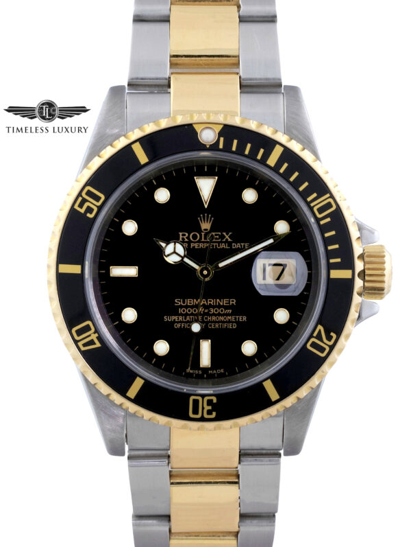 2000 Rolex Submariner 16613 black dial