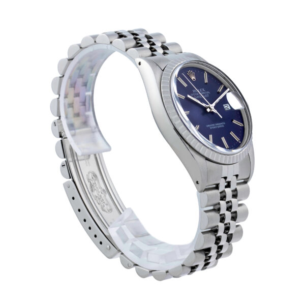1986 Rolex Datejust 16030 blue dial watch