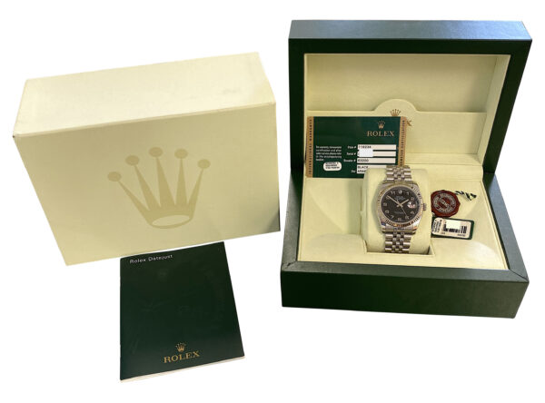Rolex Datejust 116234 black arabic dial for sale
