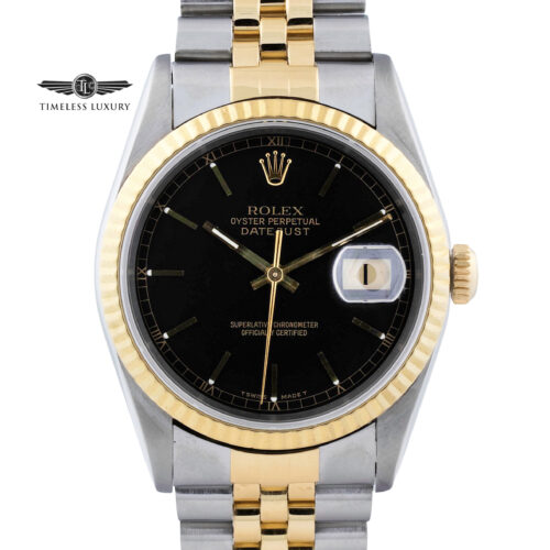 1997 Rolex Datejust 16233 Black dial