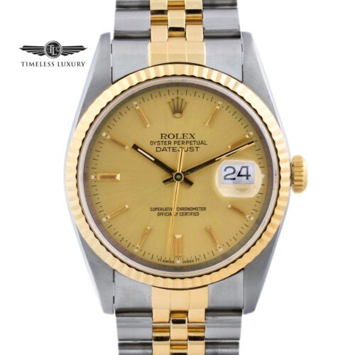 1991 Rolex Datejust 16233 Champagne Dial