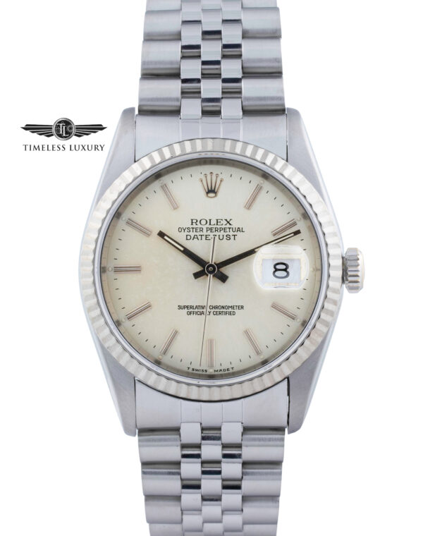 Rolex Datejust 16234 silver dial