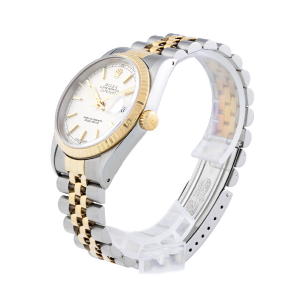 1990 Rolex Datejust 16233 silver dial watch