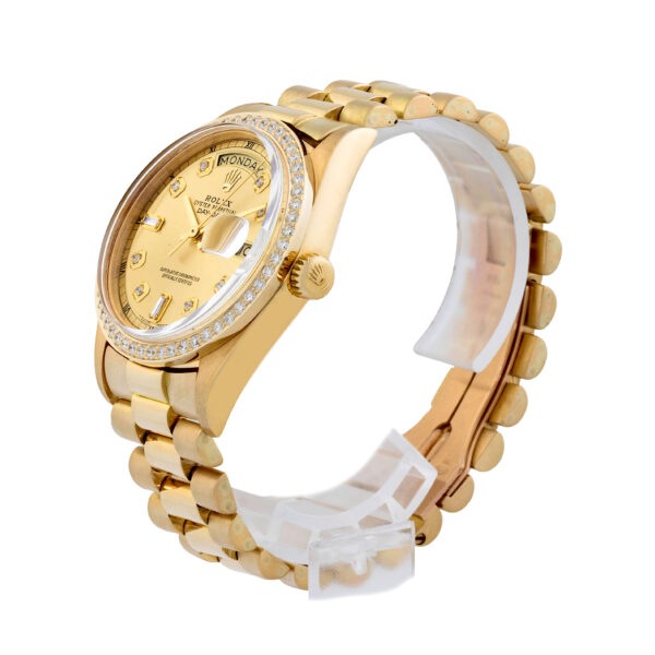 Rolex Day-Date President 1803 Diamond Bezel watch